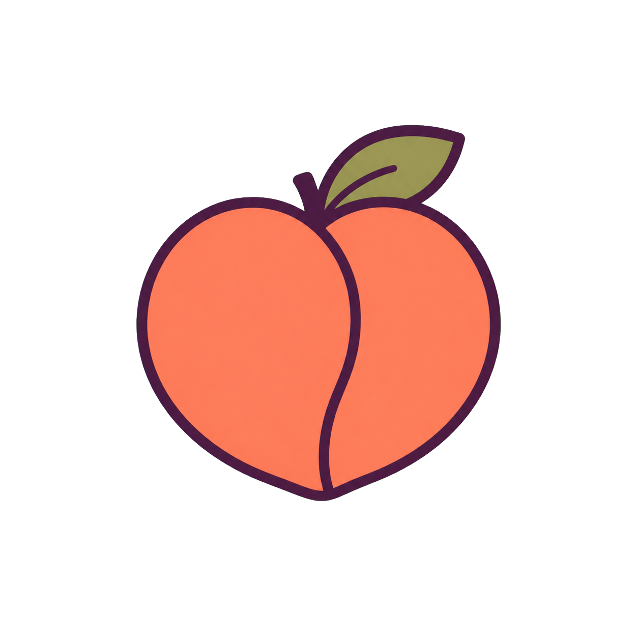 Adam's Software Services peach logo